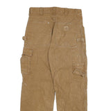 CARHARTT Mens Jeans Brown Relaxed Straight Denim Fair W30 L28 Workwear Utility