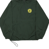 CHAMPION Mens Green Polyester Blend Outdoor Jacket 2XL Hooded Zip Shell