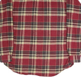 FIELD & STREAM Mens Red & Cream Plaid Shirt XL Cotton Blend Casual Outdoor