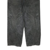 LEVI'S Womens Jeans Black Regular Straight Denim Stone Wash W36 L26 Casual Fit