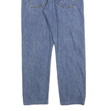 CARHARTT Mens Jeans Blue Regular Straight Denim W31 L26 Button Cotton Blend