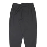 CHARLES VOGELE Womens Relaxed Black Trousers W27 L29 Zip Polyester Blend