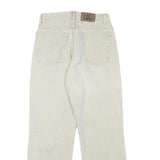WRANGLER Mens Regular Fit Jeans White Cotton Blend W26 L27 Classic Zip Closure