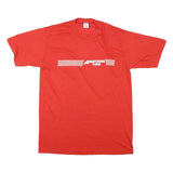 JERZEES Single Stitch Mens Red Armstrong Tires T-Shirt L Short Sleeve Crew Neck