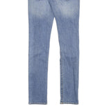 TRUE RELIGION Mens Slim Blue Denim Light W29 L33 Zip Pockets Cotton Blend Jeans