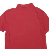KAPPA Mens Red Polo Shirt Short Sleeve Cotton Blend M Casual Sports Logo