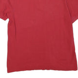 KAPPA Mens Red Polo Shirt Short Sleeve Cotton Blend M Casual Sports Logo