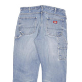 DICKIES Mens Regular Fit Blue Denim Rinse Jeans W36 L30 Durable Workwear