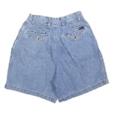 GV JEANS Womens Denim Blue Casual Shorts XS W25 High Waist Relaxed Fit