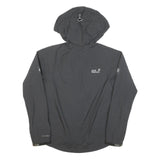 JACK WOLFSKIN Womens Black Hooded Jacket S Nylon Texapore Outdoor Zip