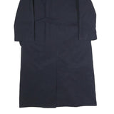 WEIL Womens Navy Blue Classic Jacket S Cotton Blend Button Closure Plain Elegant