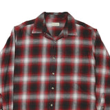 HOBBS CREAK Mens Red & Black Check Shirt XL Cotton Blend Long Sleeve Button