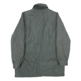 SYMPATEK Mens Black XL Polyester Jacket Zip Closure Classic Regular Fit Plain