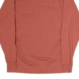 CARHARTT Mens Rust Long Sleeve Crew Neck Cotton T-Shirt S Sleeve Logo