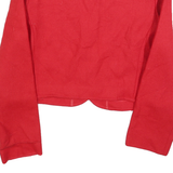PENDLETON Womens Red Wool Button Jacket M Plain Classic Cropped