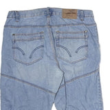 ARIZONA JEAN COMPANY Mens Cotton Blue Denim Casual Shorts XL W38 Relaxed Fit