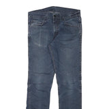 LEVI'S Mens Slim Blue Denim Slim Jeans W30 L30 Classic Cotton Blend Zip