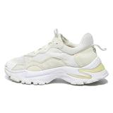 STEVE MADDEN Womens Chunky Sneaker White & Cream Synthetic UK 7 Fashion Trainers