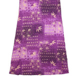 THE HAWAIIAN ORIGINAL Womens Purple & Cream Sleeveless Day Cotton Blend Dress L