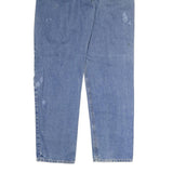 CARHARTT Mens Jeans Blue Regular Straight Denim Medium W34 L34 Durable Workwear