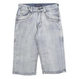 F3 JEANS Mens Denim Blue Casual Shorts M W30 Cotton Blend Comfortable Fit