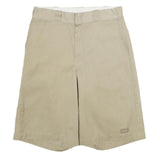 DICKIES Mens Shorts Beige Casual Regular M W32 Polyester Blend Comfortable