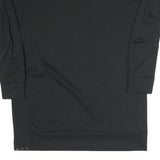 ADIDAS Womens Black Sweatshirt Crew Neck M Lightweight Pullover Casual