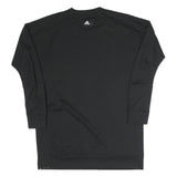 ADIDAS Womens Black Sweatshirt Crew Neck M Lightweight Pullover Casual