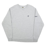 TIMBERLAND Mens Grey Sweatshirt Crew Neck M Cotton Blend Casual Pullover