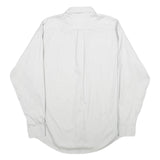 CROFT & BARROW Mens White Cotton Shirt L Classic Button-Down Long Sleeve