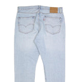 LEVI'S 551Z Mens Jeans Blue Slim Straight Denim Light W34 L29 Classic Fit