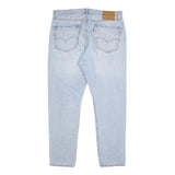 LEVI'S 551Z Mens Jeans Blue Slim Straight Denim Light W34 L29 Classic Fit