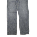 LEVI'S Mens Relaxed Blue Denim Light W36 L33 Casual Zip Jeans