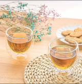 Anygleam Tea Cups 18Pcs Insulated Espresso Double Wall Shot Glass Drinkware