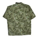 Columbia Short Sleeve Shirt - XL Green Cotton