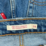 501 Levis Jeans - 24W US 2 Blue Denim