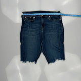 True Religion Denim Shorts - 31W UK 10 Blue Cotton Blend