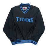 Tennessee Titans Nfl Football Windbreaker - XL Black Polyester