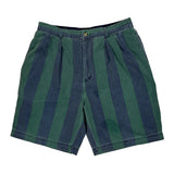 Tommy Hilfiger Striped Shorts - 32W 9L Blue Cotton