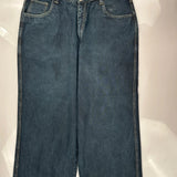 Unbranded Wide Leg Jeans - 42W 32L Dark Wash Denim