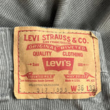 Levis Cord Pants - 33″ Waist Gray Cotton Blend