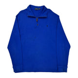 Polo By Ralph Lauren 1/4 Zip - XL Blue Cotton