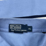 Polo By Ralph Lauren Striped Polo Shirt - XL Blue Cotton