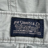 Levis Cargo Shorts - 32W 10L Gray Cotton