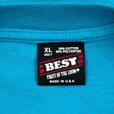 Dash Thru The Dirt Fruit Of The Loom Single Stitch T-Shirt - XL Blue Cotton Blend