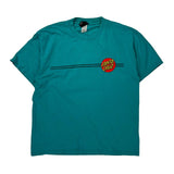 Santa Cruz Graphic T-Shirt - Large Green Cotton