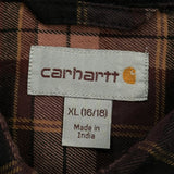 Carhartt Checked Flannel Shirt - XL Multicoloured Cotton