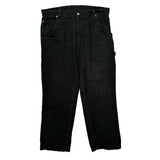 Unbranded Carpenter Trousers - 35W 30L Black Cotton