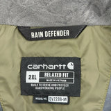 Rain Defender Carhartt Vest - 2XL Green Polyester
