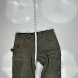 Wrangler Cargo Pants - 38W 30L Gray Cotton